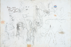 PETER DOHERTY „Prayer Cause Discomfort" Mixed Media auf Leinwand / mixed media on canvas 50 x 69 cm 2014 / 2015
