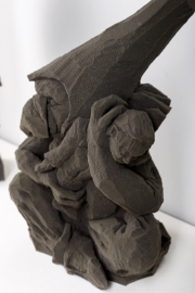„Kauender“ Schaumstoﬀ 58 x 37 x 32 cm 2017, detail
