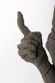 „Menschlein“ Schaumstoﬀ 68 x 43 x 24 cm 2017, detail
