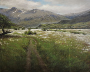 Maxwell Dunlop VALLEY 80 x 100 cm Öl auf Leinwand / oil on canvas 2021