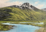 Maxwell Dunlop RIVER II 50 x 70 cm Öl auf Leinwand / oil on canvas 2021