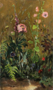 Petra Rintelen RASENSTÜCK 120 x 70 cm Öl auf Leinwand / oil on canvas 2023