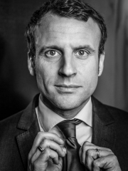 Dominik Butzmann: "Emmanuel Macron" Fine Art Print 105 x 140 cm 2018 Auflage 5