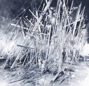 Utopia 05, 2017, Öl auf Leinwand, 155 x 160 cm