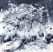 Utopia 06 , 2017, Öl auf Leinwand, 195 x 200 cm