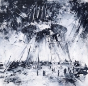 Utopia X 2018 Öl auf Leinwand 195 x 190 cm