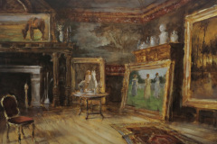 Maxwell Dunlop – Fabrication (2023) Öl auf Leinwand, 50 × 70 cm