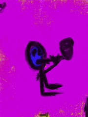 Till Franzen -Man With Ancient Pipe- Fine Art Print auf Hahnemühle Wiliam Turner  57 x 47 cm 2024 Edition von 7