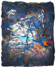 Andrea Damp Fundevogel Öl und Acryl auf Leinwand 30 x 24 cm, 2024