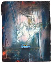Andrea Damp More good feelings Öl und Acryl auf Leinwand 30 x 24 cm, 2024