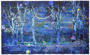 Andrea Damp Seasonal Amnesia Öl und Acryl auf Leinwand 110 x 180 cm, 2024
