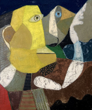 MASCH -Dividet Opinion- Öl auf Leinwand 60 x 50 cm 2024