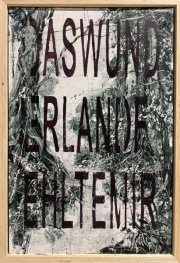 Arny Schmit „Das Wunderland fehlte mir“ , Öl auf Papier, 75 x 50 cm, 2021