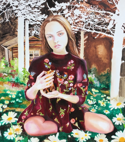 Anna Borowy Thousand Moments III 140 x 120 cm Öl auf Leinwand / oil on canvas 2016